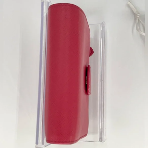 Prada Vibrant Pink Saffiano Leather Bifold Wallet Great Condotion w/Dust Bag - Picture 5 of 13